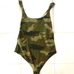 camo bodysuit